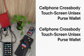Cellphone Crossbody Touch-Screen Unisex Purse Wallet